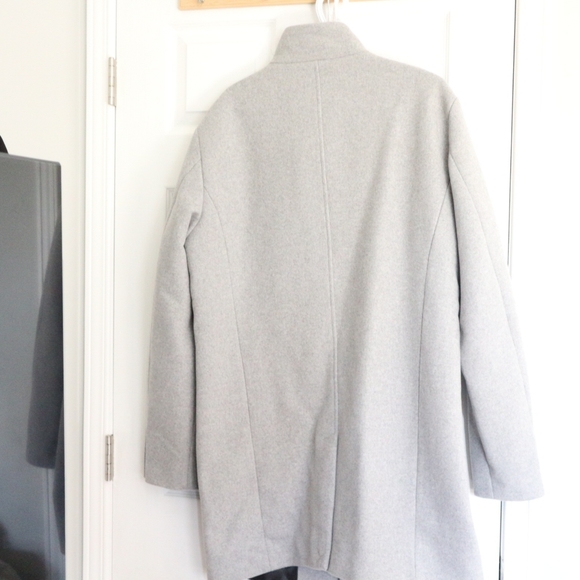 Jack and jone Grey pea coat XL - Picture 3 of 3